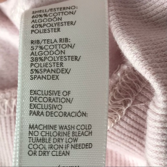 Rebecca Minkoff Lead with Love Lettering Sweatshirt Long Sleeve Crew Neck Top M - Picture 9 of 12